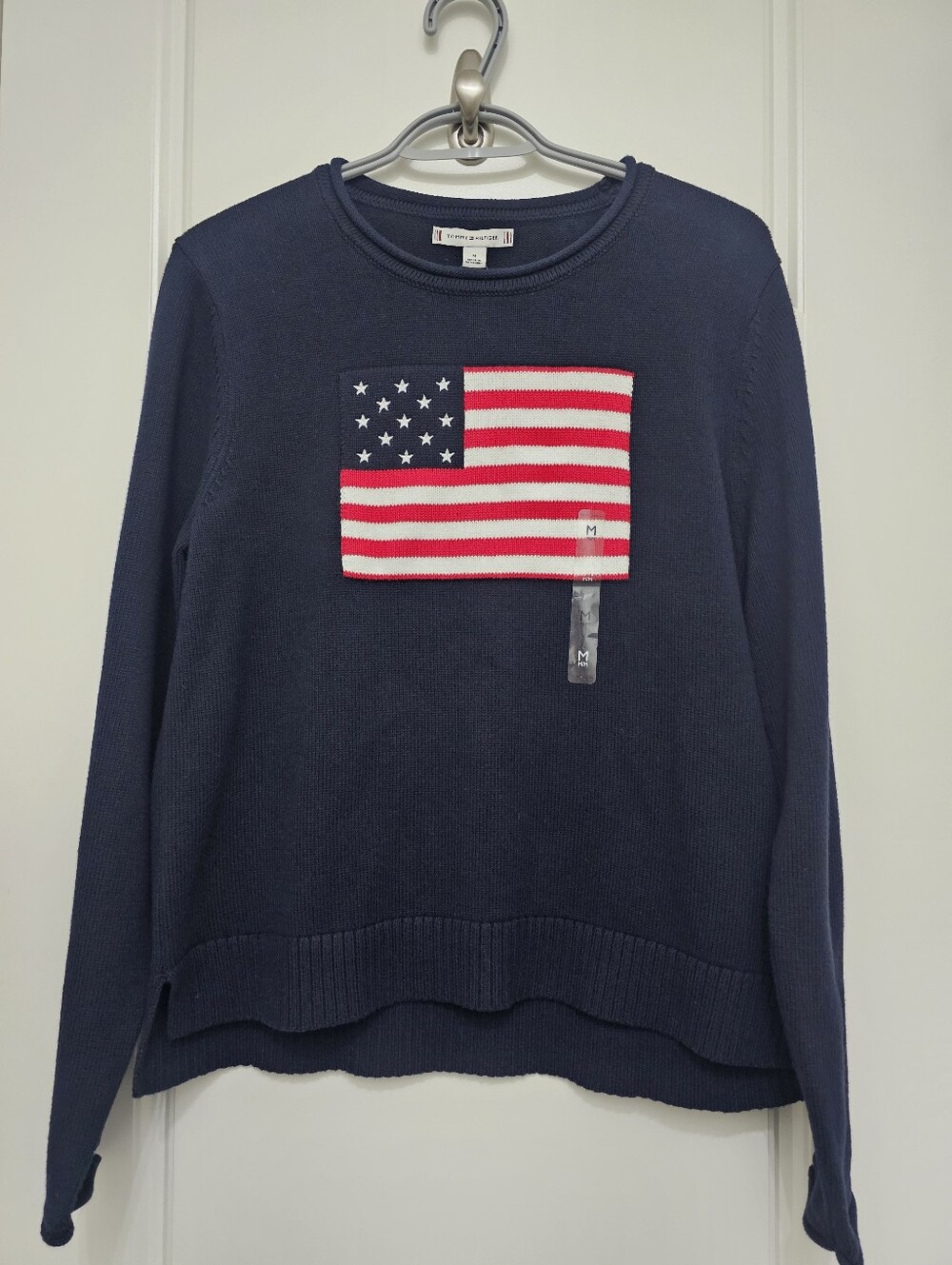 Tommy Hilfiger Womens Navy Pullover Sweater.